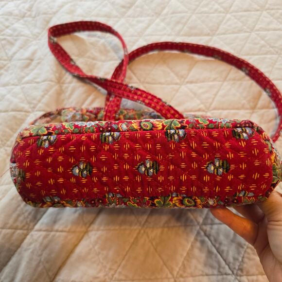 Vintage Vera Bradley Red Provincial Floral Shoulder Bag Retired Cottagecore READ - Picture 8 of 16